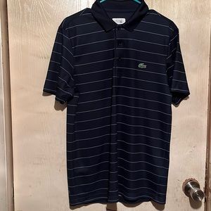 Lacoste Short Sleeve Jacquard Polo-like new!!
